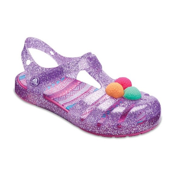 CROCS Other - Crocs Glitter Jelly Sandals Size 6